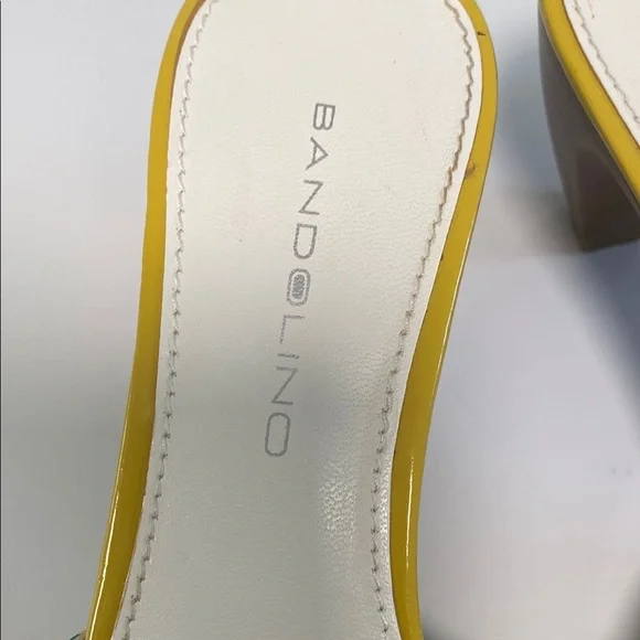 Bandolino Yellow Green Embellished Sandals - Picture 2 of 8